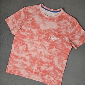 CHUBBIES The Utah Weekends Only T-Shirt Mens XL Pink Tie Dye Pocket Logo